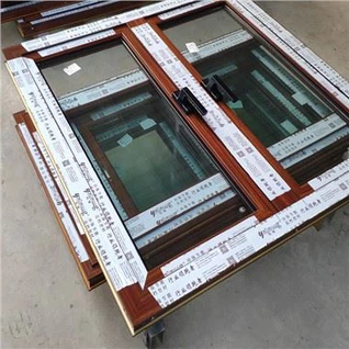 Aluminium ramen in houtlook