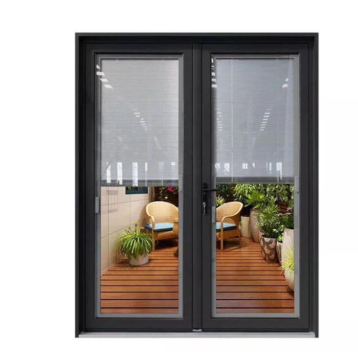 Aluminium glazen voordeur